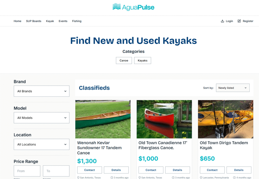 aguapulse classfieds